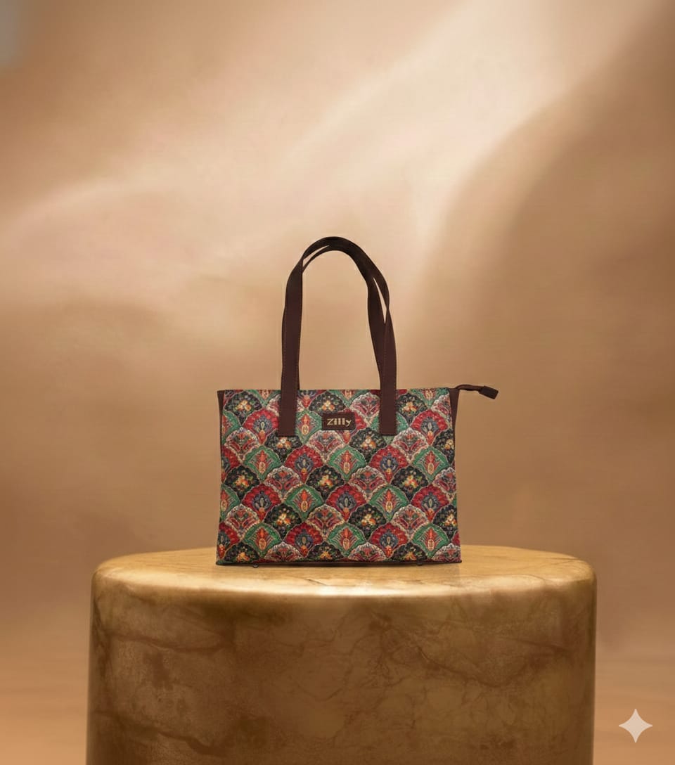 EVERYDAY TOTE-VALLARI ROYALE pattern