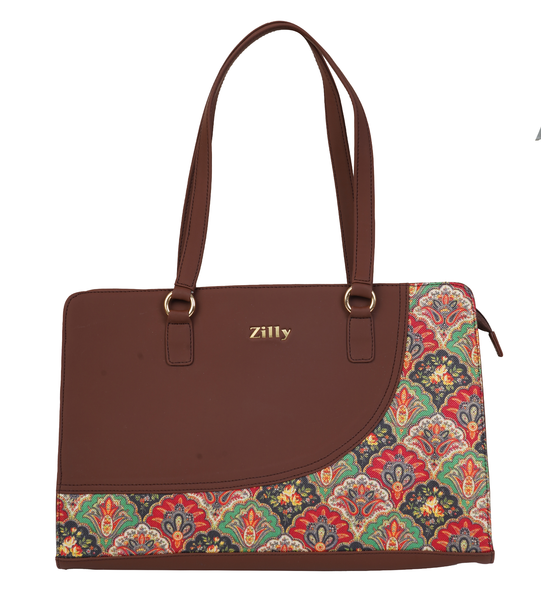 Zilly Women’s Office Essential Tote Bag -VALLARI ROYALE pattern