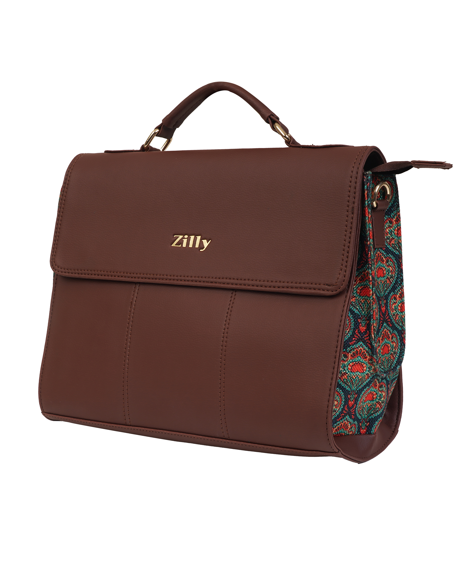 Zilly. Executive Satchel Bag - KALAIMAGAL CRAFT pattern