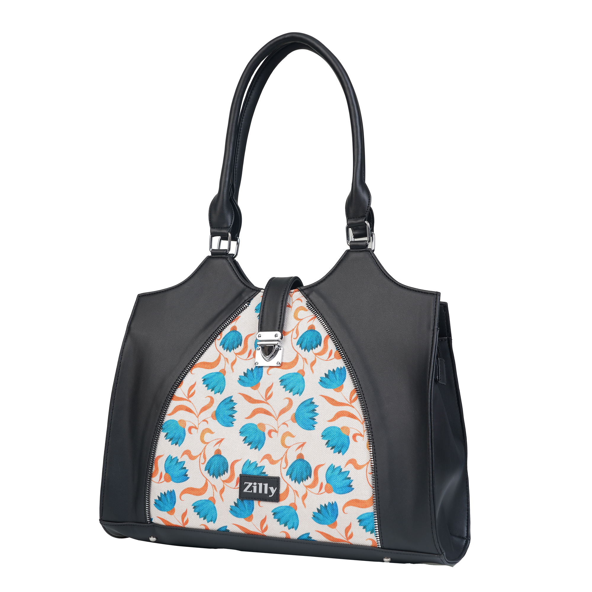 Zilly Vana Carryall laptop bag | Malar Thendral pattern