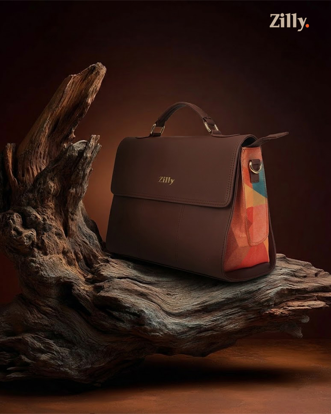 Zilly. Satchel Executive Bag | SEMBARUTHI WEAVE pattern