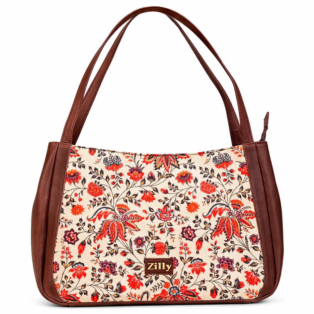 Zilly. U-boat Daily tote women's Handbags- Roja Vanam pattern