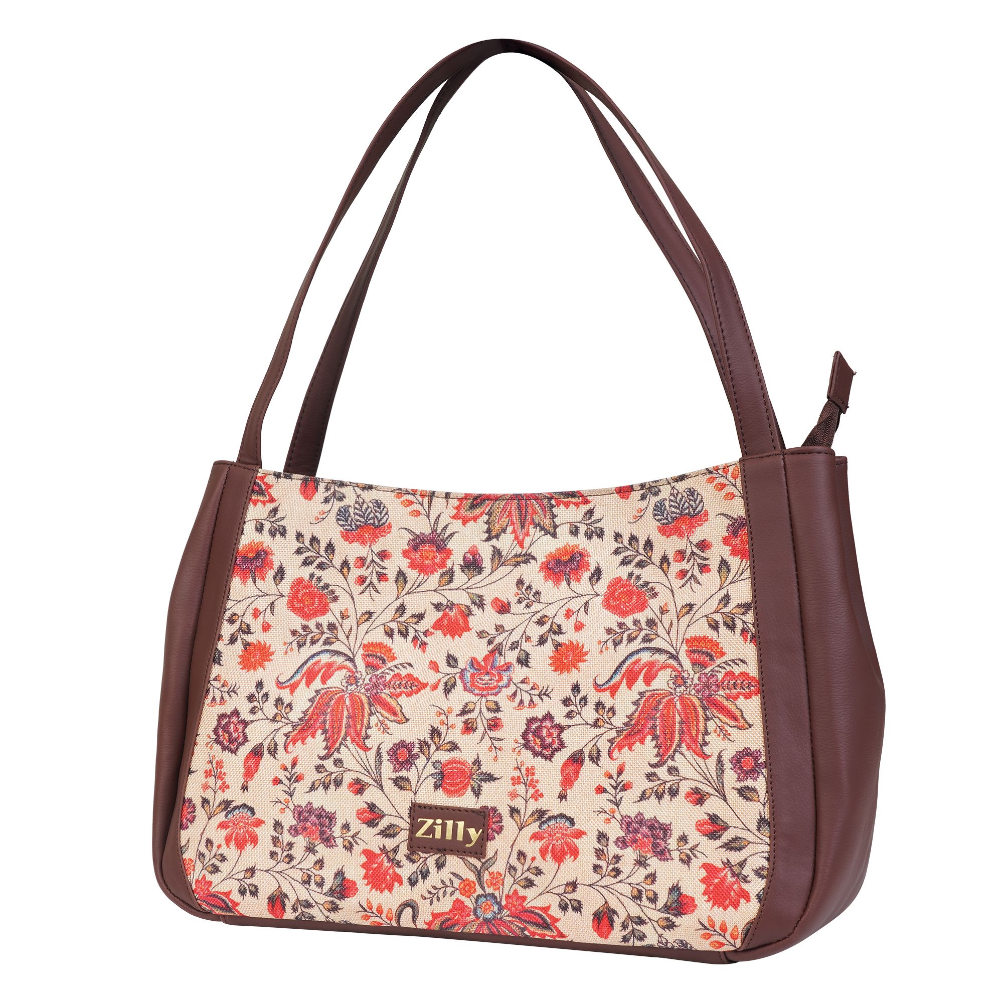 Zilly. U-boat Daily tote women's Handbags- Roja Vanam pattern