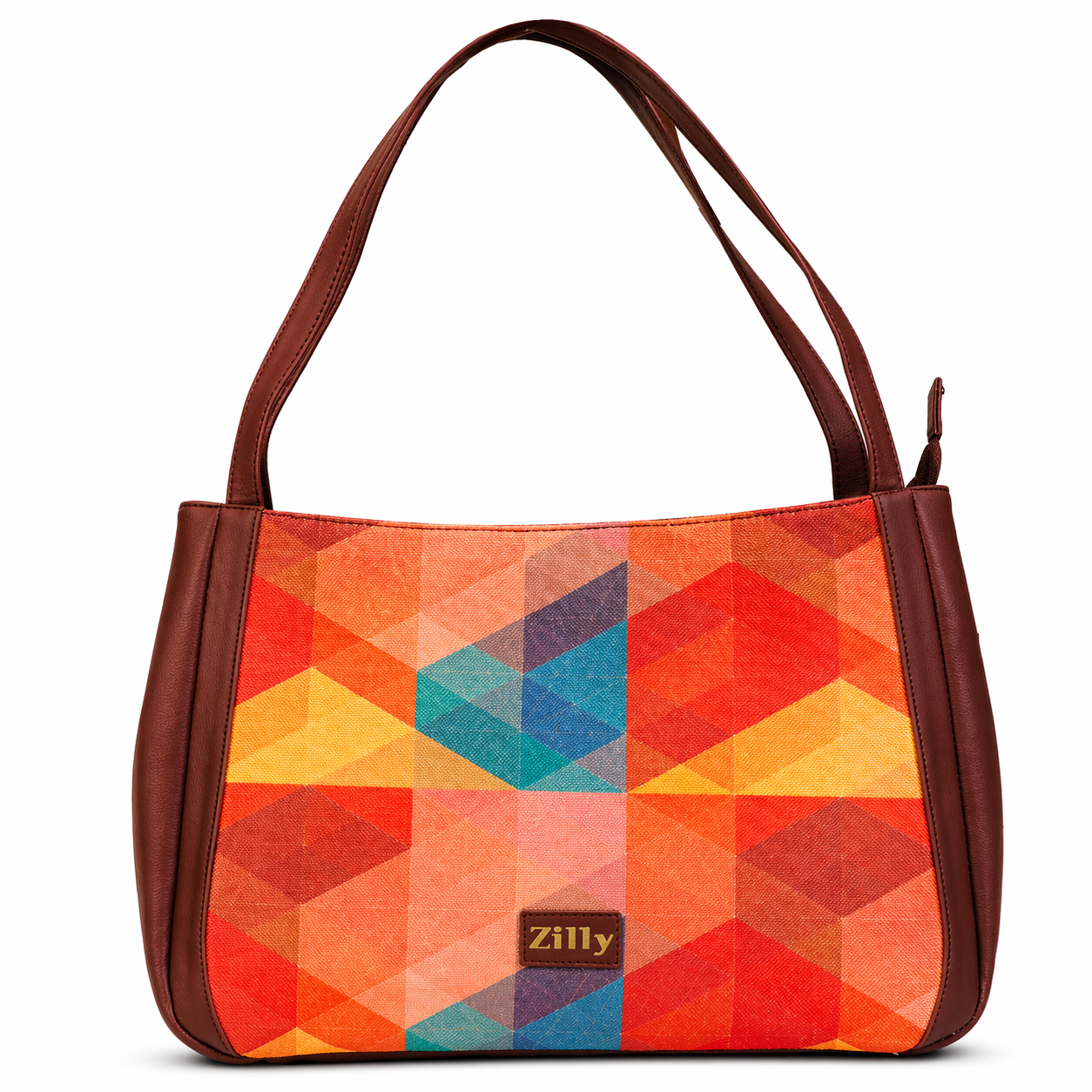 Zilly. U-boat Daily Tote woman's Handbag - Sembaruthi weve pattern