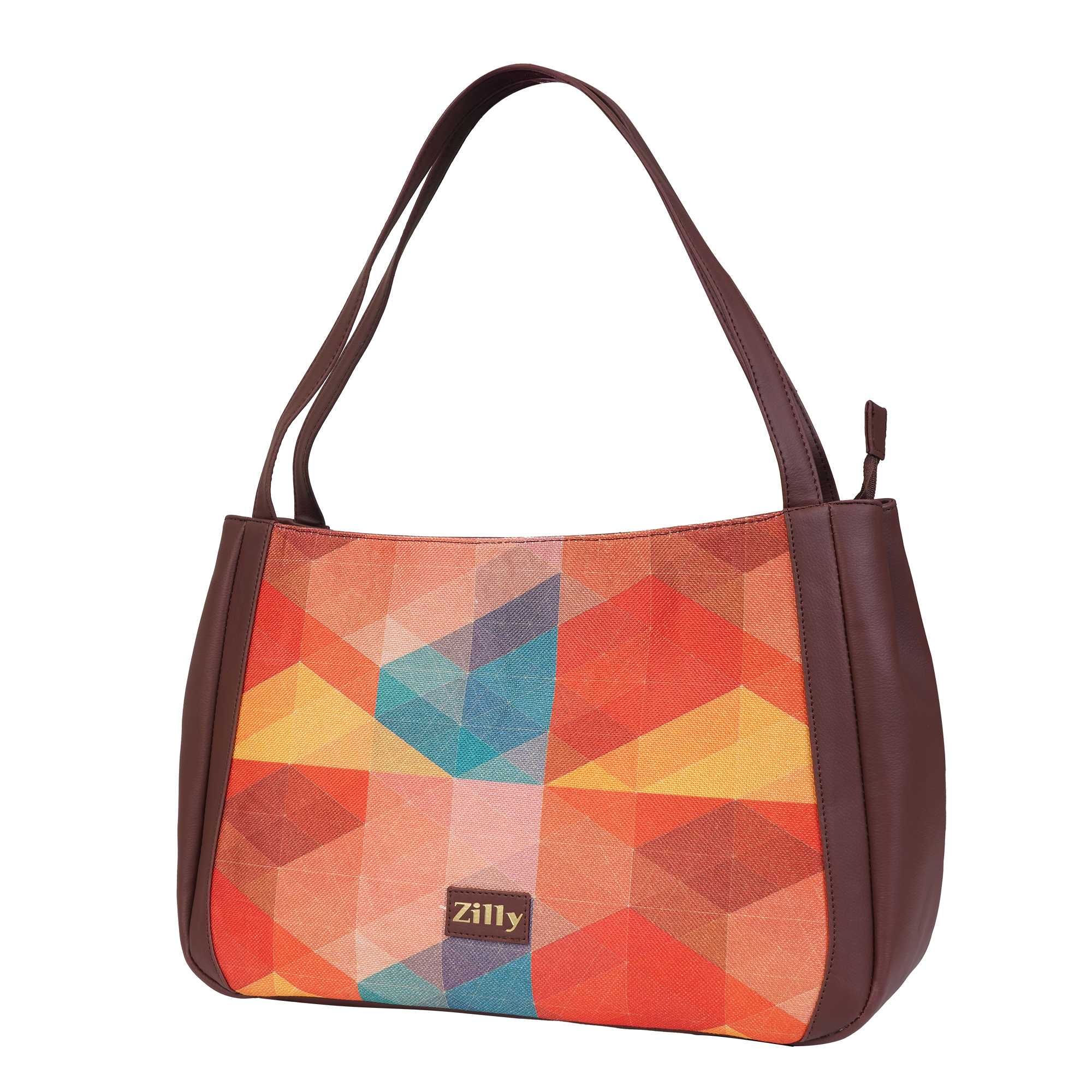 Zilly. U-boat Daily Tote woman's Handbag - Sembaruthi weve pattern