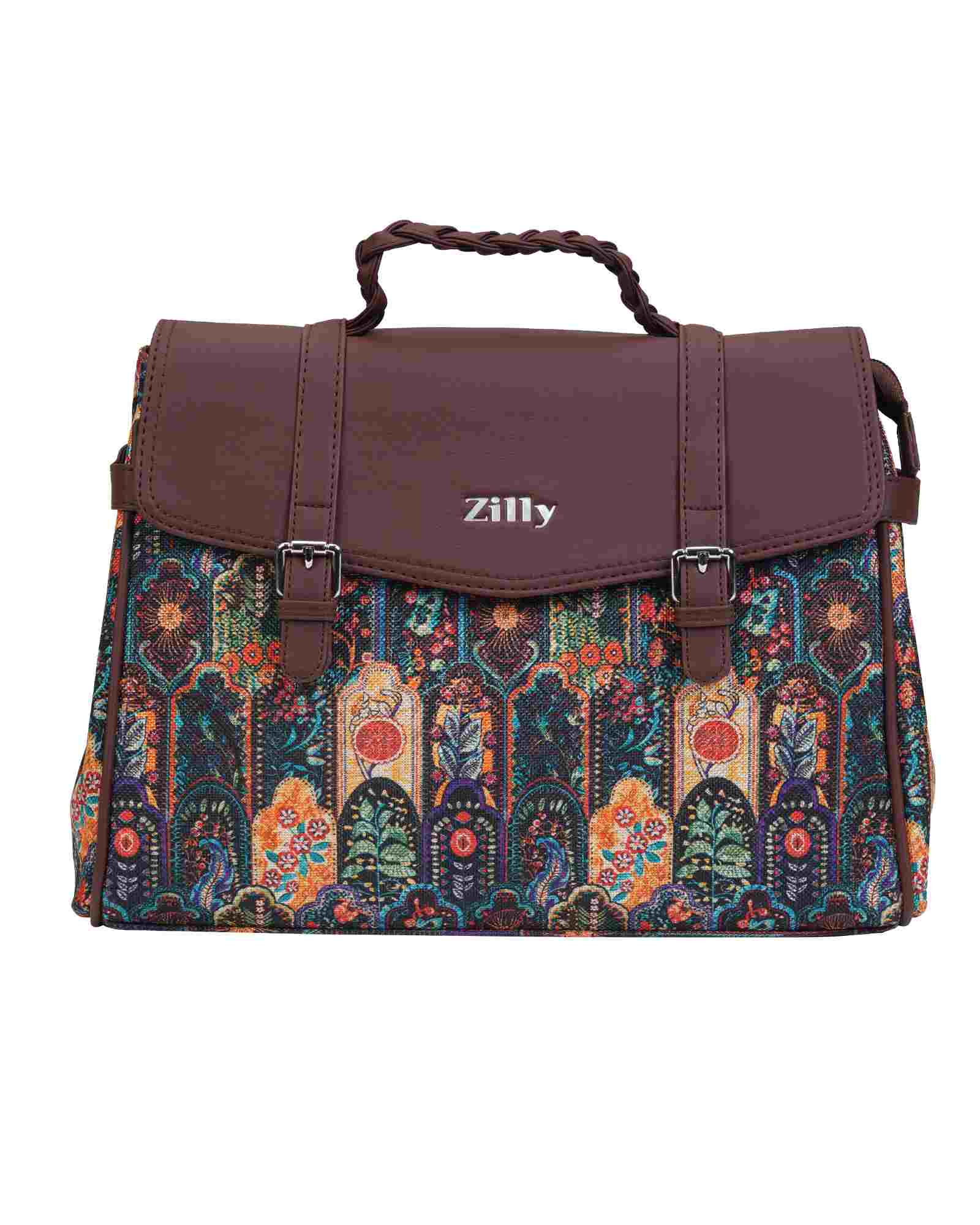 Woman's Artistic Hobo - Chithira Maaligai pattern