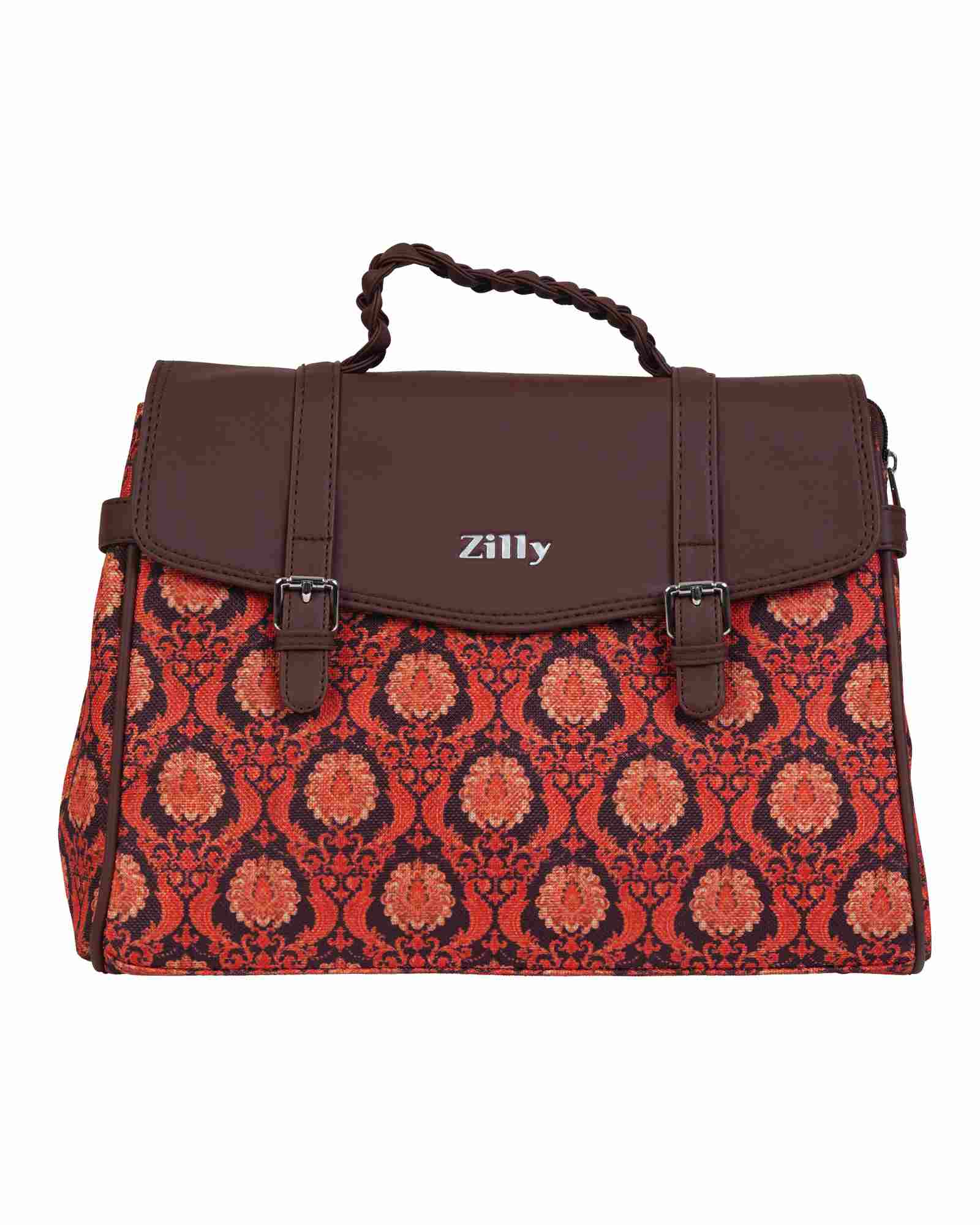 Woman's Artistic Hobo - Mayura jaalam pattern