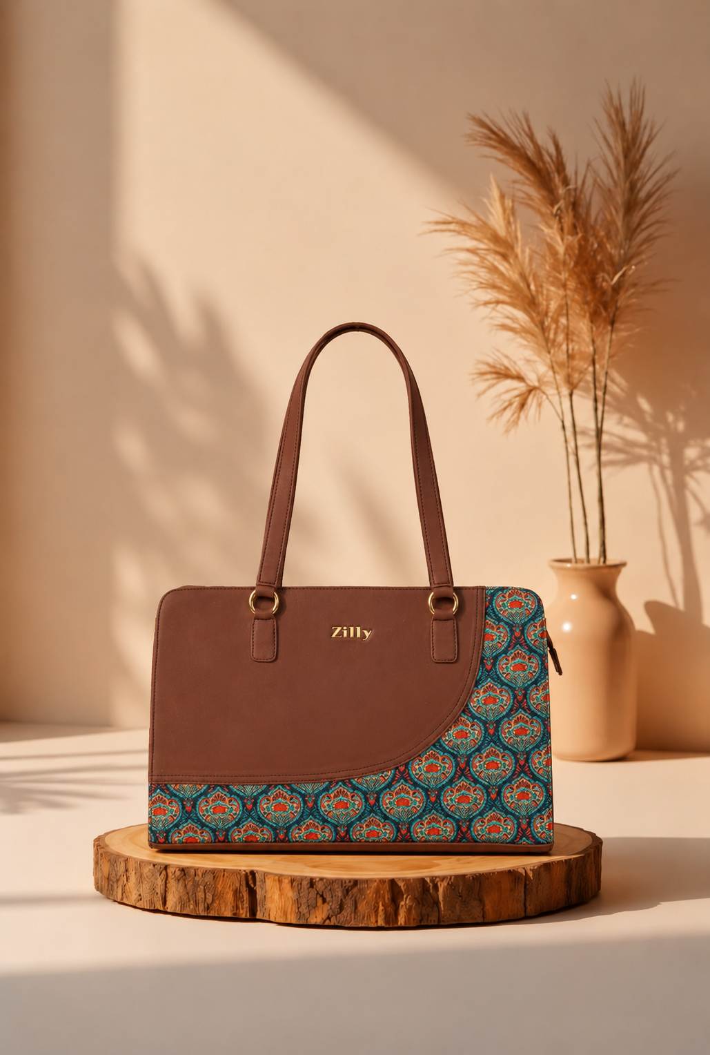 Zilly Women’s Office Essential Tote Bag -. KALAIMAGAL CRAFT pattern
