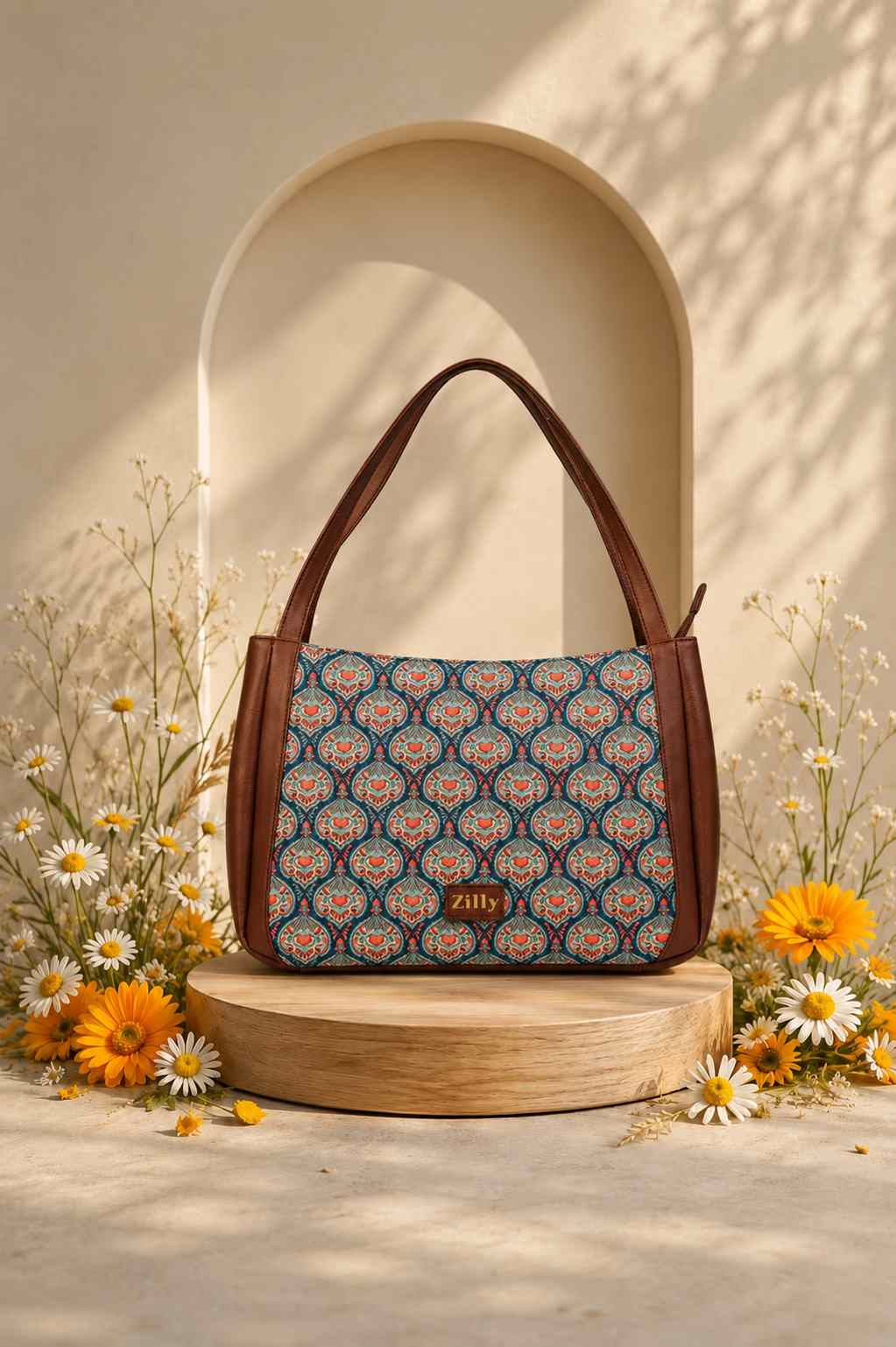 Zilly. U-boat Daily Tote woman's Handbag-Kalaimagal craft pattern