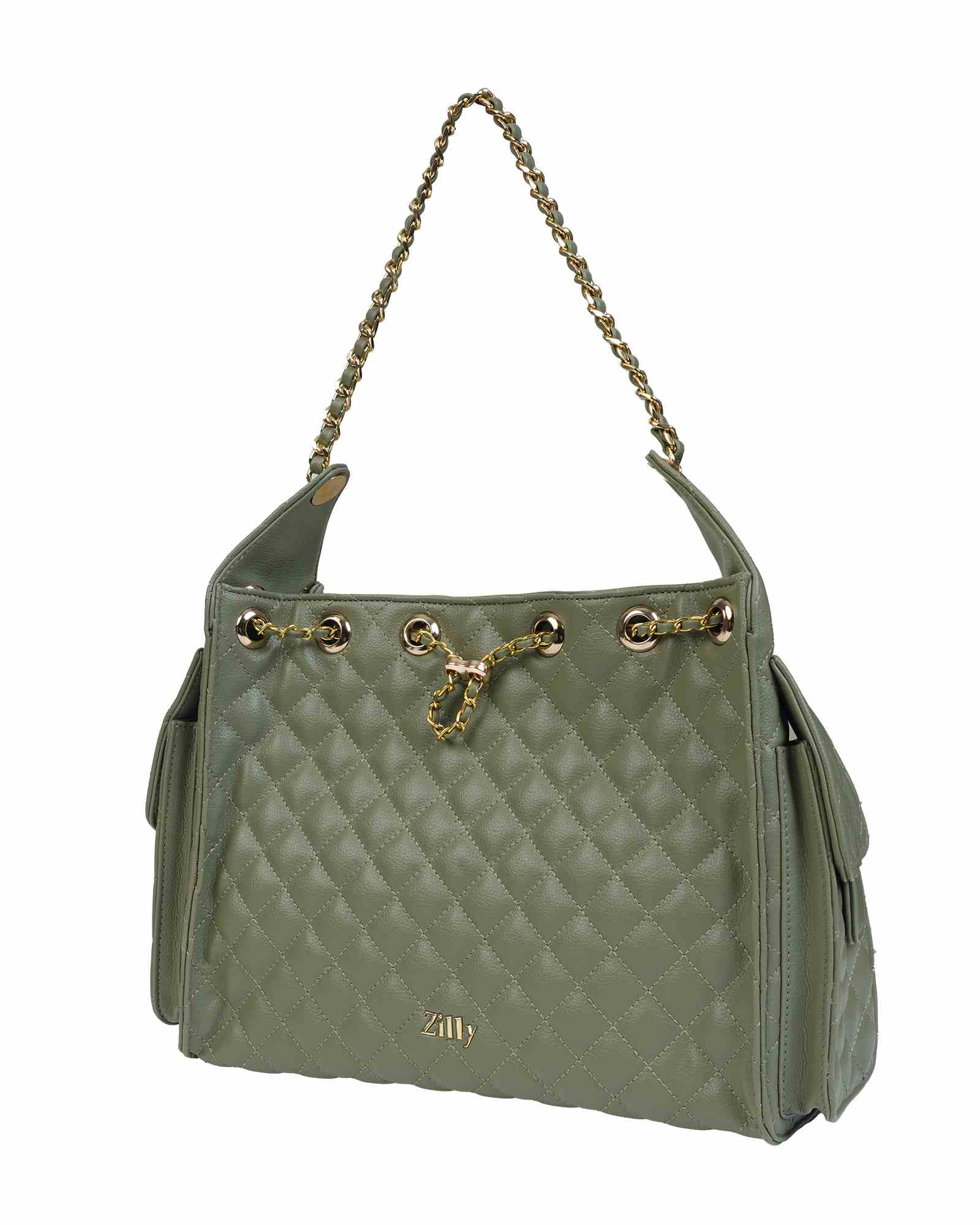 NUWA Silhouette sling bag - pistachio green